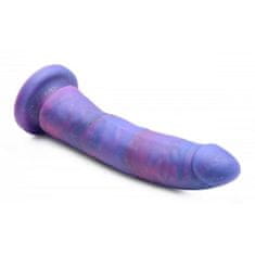 Strap U Silikonski dildo z bleščicami Magic Stick - 20 cm