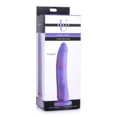 Strap U Silikonski dildo z bleščicami Magic Stick - 20 cm