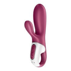 Satisfyer Vibrator Satisfyer Hot Bunny z aplikacijo, rdeč