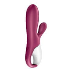 Satisfyer Vibrator Satisfyer Hot Bunny z aplikacijo, rdeč