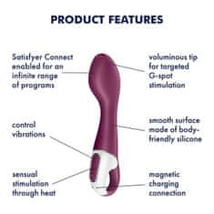 Satisfyer Vibrator Satisfyer Hot Spot, rdeč