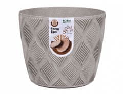 eoshop Pokrov za cvetlični lonec PETIT ECO FLOW plastični d15x12cm