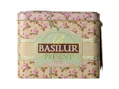 Basilur BASILUR Present Pink- zeleni čaj iz Šrilanke, lističi v okrasnem lončku, 100g x3