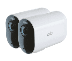 Arlo Ultra 2 XL zunanja varnostna kamera, 2 kosa, z bazno postajo, bela (VMS5242-200EUS)