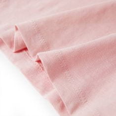 Vidaxl Otroška majica s kratkimi rokavi svetlo roza 140