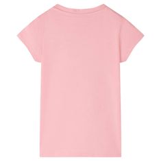 Vidaxl Otroška majica s kratkimi rokavi roza 116