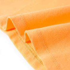 Vidaxl Otroška majica s kratkimi rokavi živo oranžna 116