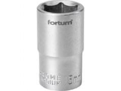 Fortum Vtična glava 1/2", 15mm, L 38mm