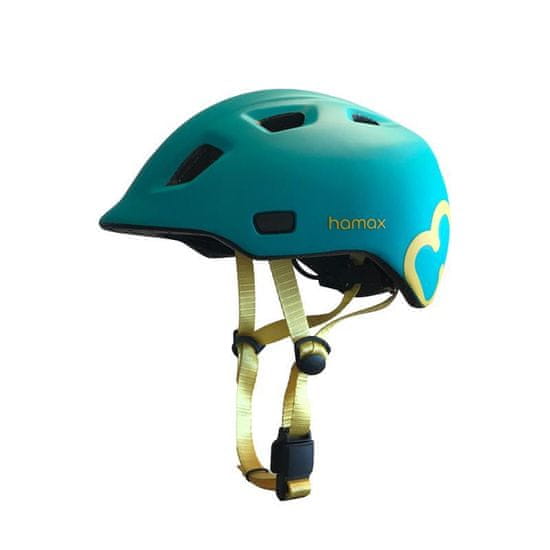 Hamax Cyclohelma Thundercap Turquoise/Yellow 52-56