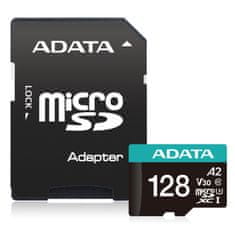 A-Data V30S/micro SDXC/128GB/UHS-I U3/Class 10/+ Adapter