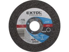 Extol Premium Rezalna plošča za jeklo/nerjaveče jeklo, O 115x1,6x22,2mm