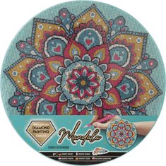 Grafix Diamantna slika na okvirju Mandala turkizna 30cm