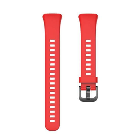 BStrap Silicone pašček za Huawei Watch Fit, red/silver