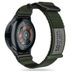 Tech-protect Scout pašček za Samsung Galaxy Watch 4 / 5 / 5 Pro / 6, military green