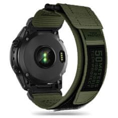 Tech-protect Scout pašček za Garmin Fenix 5 / 6 / 6 Pro / 7, military green