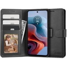 Tech-protect Wallet knjižni ovitek za Motorola Moto G34 5G, črna