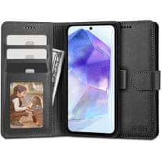 Tech-protect Wallet knjižni ovitek za Samsung Galaxy A55 5G, črna