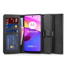 Tech-protect Wallet knjižni ovitek za Motorola Moto E20 / E30 / E40, črna