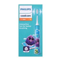 Philips Sonicare For Kids HX6322/04 Green sonična električna zobna ščetka s tehnologijo bluetooth 1 kos POKR