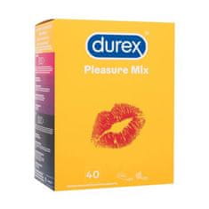 Durex Pleasure Mix Set kondom Pleasuremax 20 kos + kondom Intense 20 kos