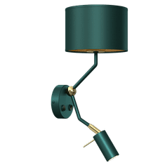 Milagro Stenska svetilka VERDE GREEN + 1x mini GU10