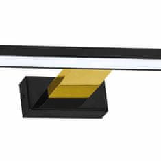 Milagro Stenska svetilka SHINE BLACK/GOLD 60cm 13,8W LED