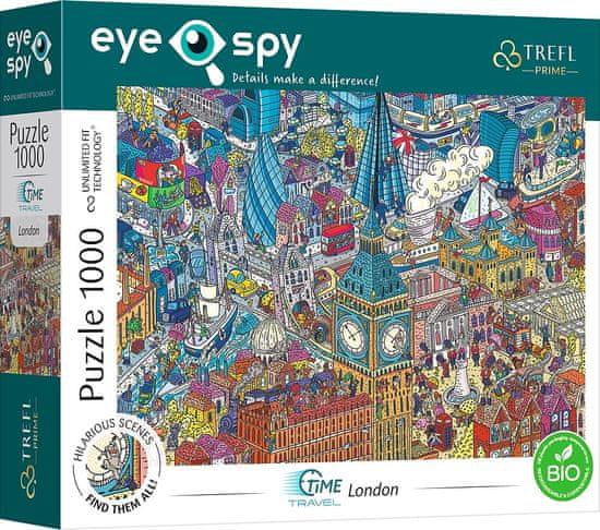 Trefl UFT Eye-Spy Time Travel Puzzle: London 1000 kosov