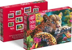 Cherry Pazzi Puzzle Ležeči leopard 500 kosov