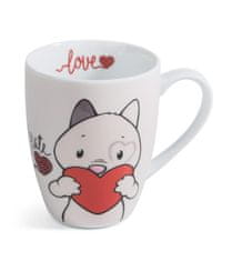 NICI vrč Cat "Celebrate Love" 310ml, porcelan, v darilni škatli