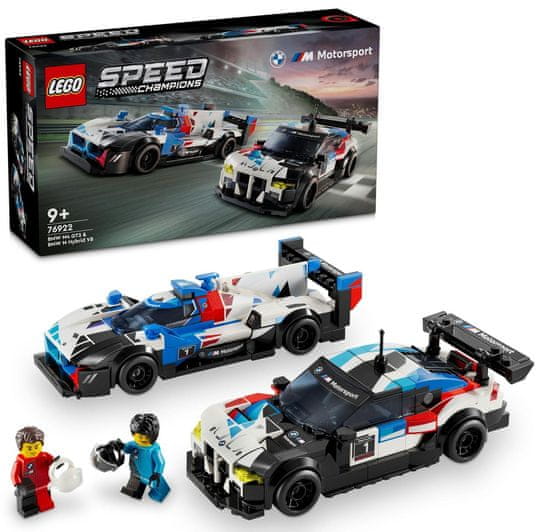 LEGO Speed ​​​​Champions 76922 Dirkalnika BMW M4 GT3 in BMW M Hybrid V8