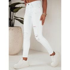 Dstreet Ženske jeans hlače NOEL White uy1871 M