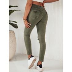 Dstreet Ženske jeans hlače NOEL Zelena uy1873 L