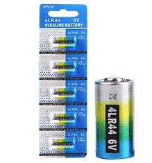 Kitajc 4LR44 alkalna baterija 6V 150mAh - 5 kosov