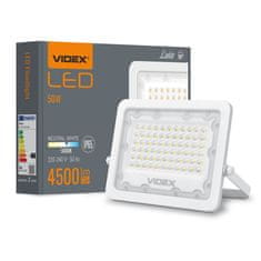 VIDEX LED reflektor Luca 50W 4500lm 5000K IP65 vodotesen bel
