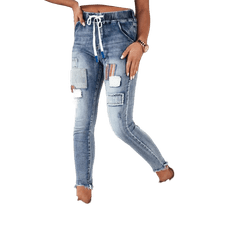 Dstreet Ženske hlače iz džinsa FELICE modre uy1858 S