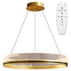 Toolight Lampa Wisząca APP1190-CP Gold 60cm