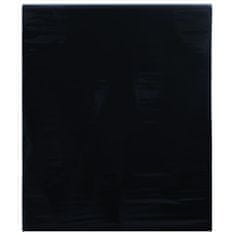 shumee Folija za okna statična matirana črna 90x500 cm PVC