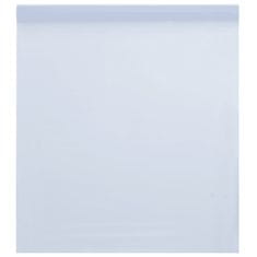 Vidaxl Folija za okna statična matirana prozorna bela 90x1000 cm PVC