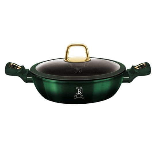 Berlingerhaus Globoka ponev s površino iz titana 28 cm Emerald Collection BH-6060