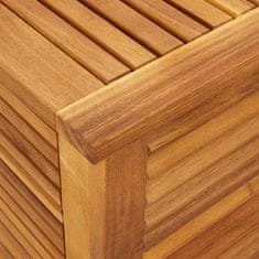 Vidaxl Vrtna škatla za shranjevanje 113x50x56 cm trden akacijev les