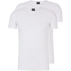 Hugo Boss 2 PAK - moška majica s kratkimi rokavi BOSS Slim Fit 50475276-100 (Velikost XL)