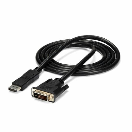 Startech Adapter DisplayPort na DVI Startech DP2DVIMM6 (1,8 m) črn 1,8 m