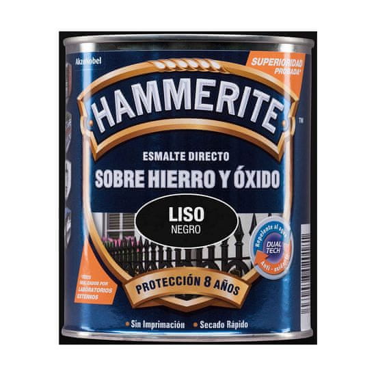 HAMMERITE Antioksidantni emajl Hammerite 5093791 Black 750 ml Shiny