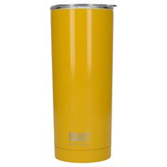 Built BUILT Vacuum Insulated Tumbler - Vakuumsko izoliran jeklen termo vrč 600 ml (rumena)