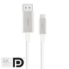 Moshi Moshi Kabel USB-C na DisplayPort - aluminijast adapter iz USB-C na DisplayPort 5K/60fps (srebrn)