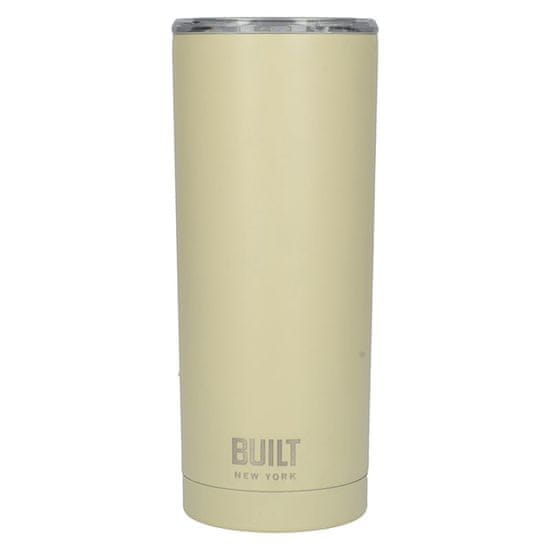 Built BUILT Vacuum Insulated Tumbler - Vakuumsko izoliran jeklen termo vrč 600 ml (Vanilla)