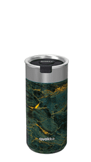 QUOKKA Quokka Boost Coffee Tumbler - Termo vrč iz nerjavečega jekla s pivnikom 400 ml (Greenstone)