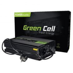 NEW Zelena celica - Pretvornik napetosti UPS 12V na 230V Čisti sinusni val 300W/600W za črpalko za centralno ogrevanje