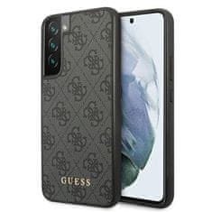 Guess Guess 4G Metal Gold Logo - Ohišje za Samsung Galaxy S22 (sivo)