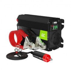 NEW Zelena celica - Inverter PRO 12V na 230V 300W/600W Modificirani sinusni pretvornik napetosti